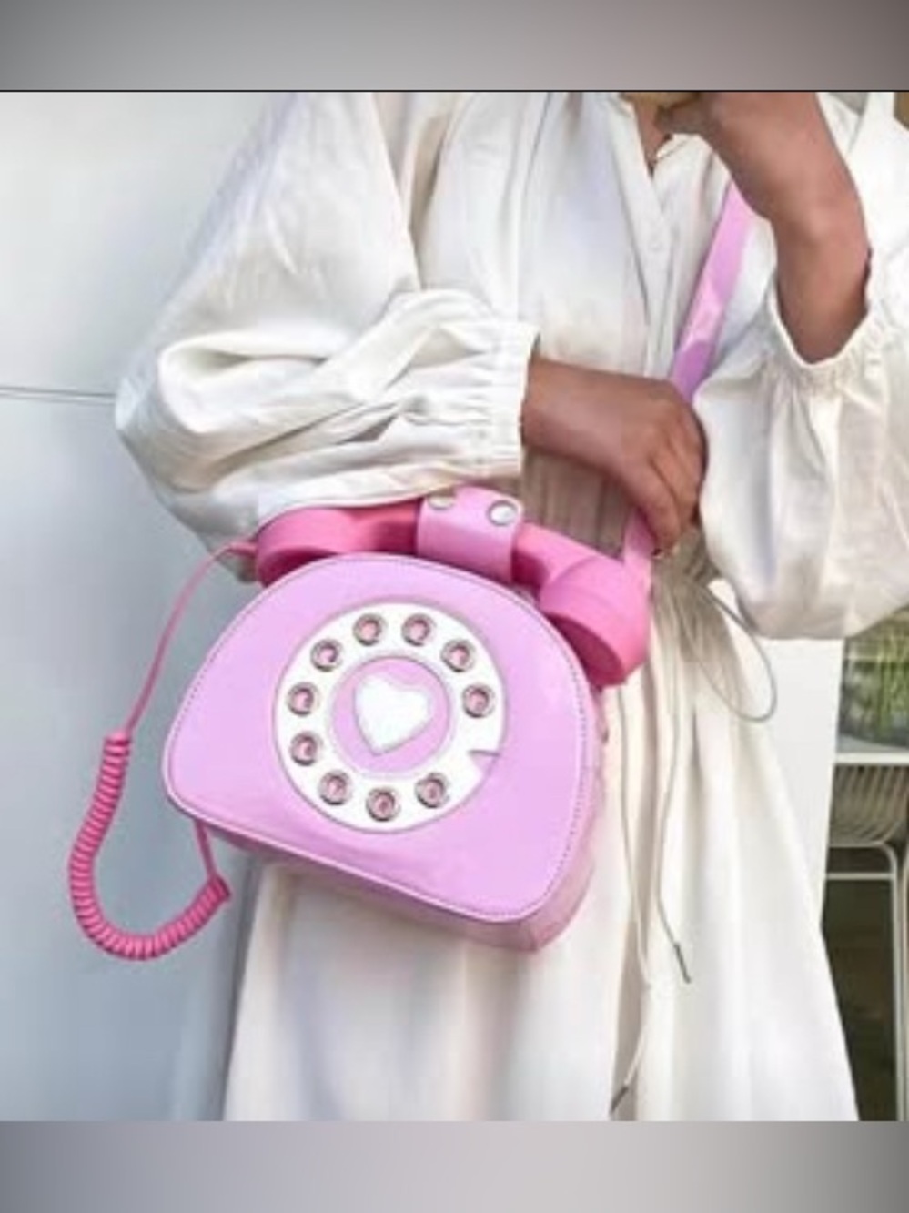 Novelty Telephone Shaped Shoulder Bag